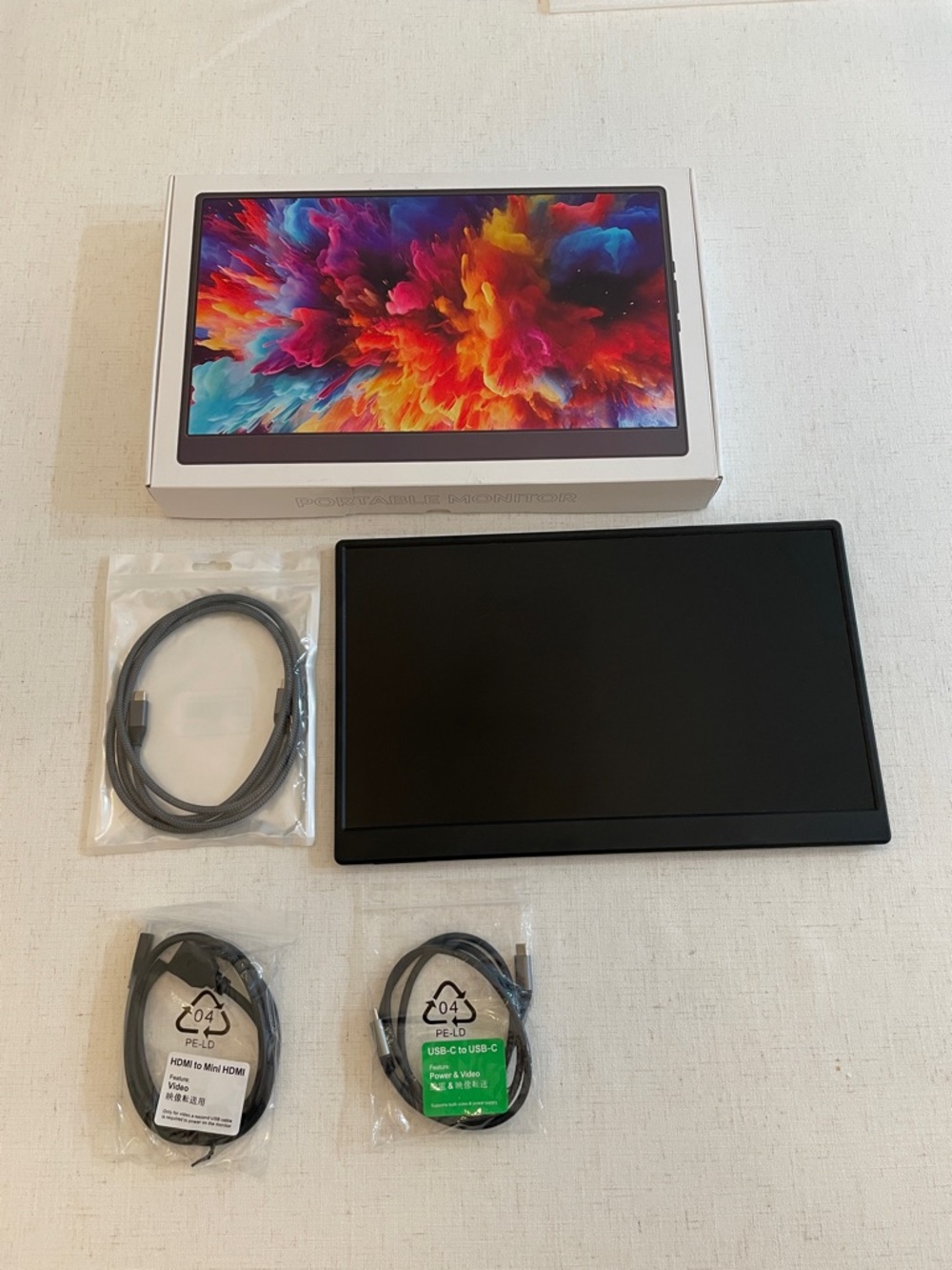 Portable USB-C Monitor - Black (15.6-inch)